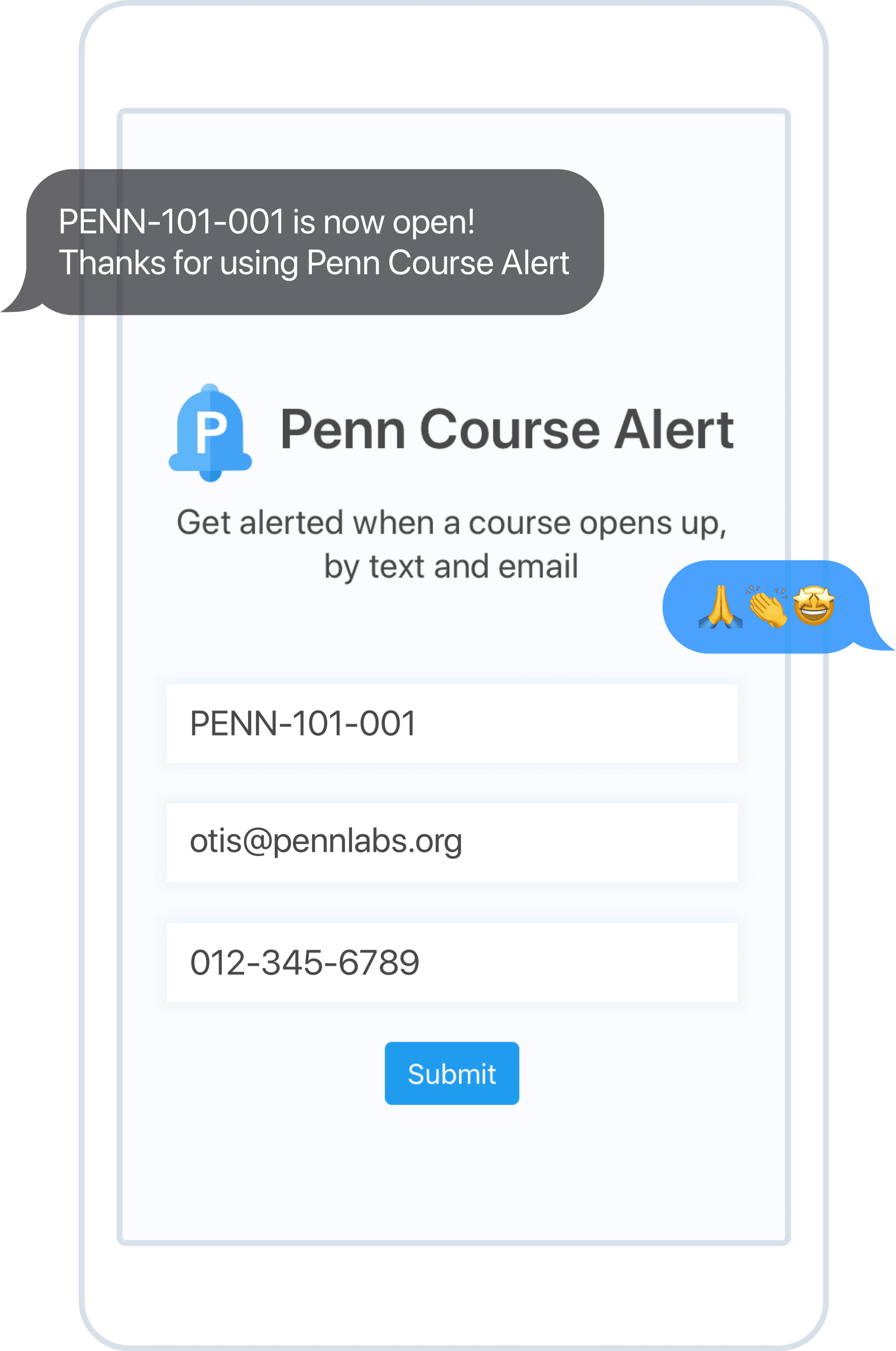 Penn Course Alert Penn Labs